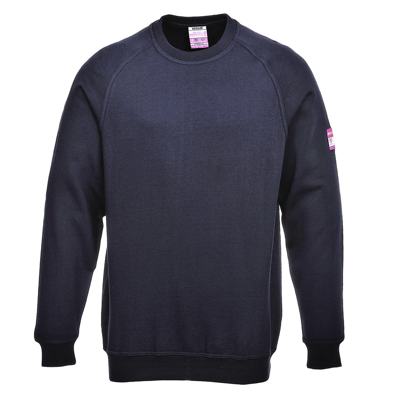 Portwest-FR12 - Flame Resistant Anti-Static Long Sleeve Sweatshirt