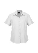 Biz Care Ladies Plain Oasis Short Sleeve Shirt LB3601 - Star Uniforms Australia