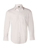 Winning Spirit-Men's Cotton/Poly Stretch Long Sheeve Shirt-M7020L