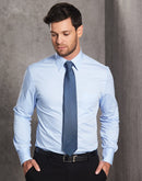 Winning Spirit-Men's Fine Twill Long Sleeve Shirt-M7030L