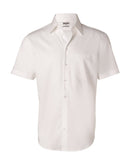 Winning Spirit-Men's Fine Twill Short Sleeve Shirt-M7030S
