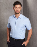 Winning Spirit -Men's CVC Oxford Short Sleeve Shirt-M7040S
