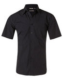 Winning Spirit-Men's Pin Stripe Short Sleeve Shirt-M7221