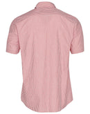 Winning Spirit-Men's Balance Stripe Short Sleeve Shirt-M7231