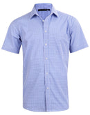 Winning Spirit-Men’s Multi-Tone Check Short Sleeve Shirt-M7320S