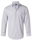 Winning Spirit-Men's Mini Check Long Sleeve Shirt -M7360L