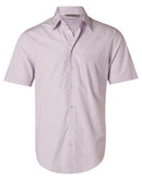 Winning Spirit-Men's Mini Check Short Sleeve Shirt -M7360S