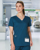 M7640 Ladies Scrub Top Benchmark