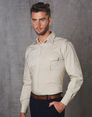 Winning Spirit-Men's Long Sleeve Military Shirt-M7912
