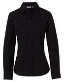 Winning Spirit- Women's Cotton/Poly Stretch Long Sleeve Shirt-M8020L