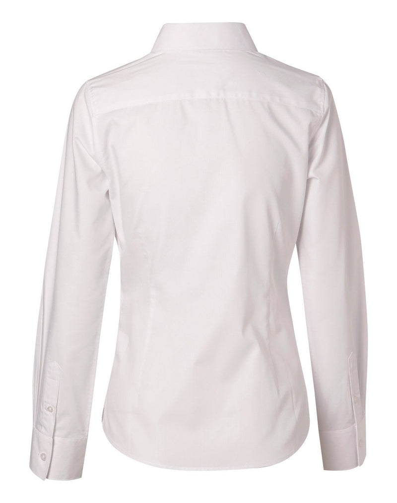 Winning Spirit- Women's Cotton/Poly Stretch Long Sleeve Shirt-M8020L