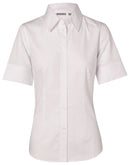 Winning Spirit-Women's Fine Twill Short Sleeve Shirt-M8030S