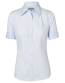 Winning Spirit-Women's Self Stripe Short Sleeve Shirt -M8100S