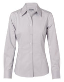 Winning Spirit-Women's Ticking Stripe Long Sleeve Shirt-M8200L