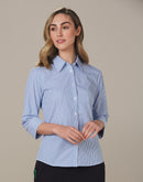 Winning Spirit- Women's Balance Stripe 3/4 Sleeve Shirt-M8233