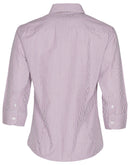 Winning Spirit- Women's Balance Stripe 3/4 Sleeve Shirt-M8233