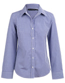Winning Spirit-Ladies’ Multi-Tone Check Long Sleeve Shirt-M8320L
