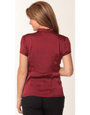 Winning Spirit -Women's Tie Neck Blouse-M8810