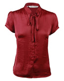Winning Spirit -Women's Tie Neck Blouse-M8810
