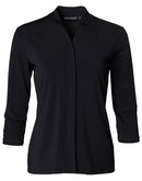 Winning Spirit -Ladies 3/4 Sleeve Stretch Knit Top Isabel- (M8830)