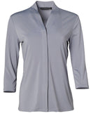 Winning Spirit -Ladies 3/4 Sleeve Stretch Knit Top Isabel- (M8830)