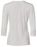 Winning Spirit -Ladies 3/4 Sleeve Stretch Knit Top Isabel- (M8830)