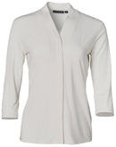 Winning Spirit -Ladies 3/4 Sleeve Stretch Knit Top Isabel- (M8830)