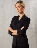 Winning Spirit -Ladies 3/4 Sleeve Stretch Knit Top Isabel- (M8830)