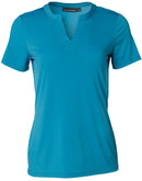Winning Spirit-Ladies Short Sleeve Knit Top Sofia- (M8840)