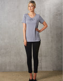 Winning Spirit-Julia Ladies Short Sleeve Knit Top-M8850