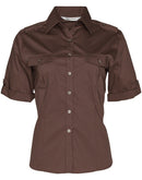 Winning Spirit-Women's Short Sleeve Military Shirt-M8911