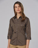 Winning Spirit-Women's 3/4 Sleeve Military Shirt-M8913