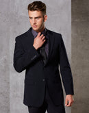 Winning Spirit - Men's Wool Blend Stretch Two Buttons Jacket - M9100