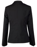 Winning Spirit - Ladies’ Wool Blend Stretch One Button Cropped Jacket - M9201