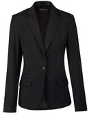 Winning Spirit - Ladies’ Wool Blend Stretch One Button Cropped Jacket - M9201