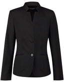 Winning Spirit - Ladies’ Wool Blend Stretch Reverse Lapel Jacket-M9202