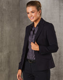 Winning Spirit - Women's Poly/Viscose Stretch One Button Cropped Jacket - M9205