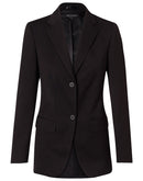 Winning Spirit - Women's Poly/Viscose Stretch Two Buttons Mid Length Jacket - M9206
