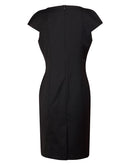Winning Spirit-Ladies’ Wool Blend Stretch Cap Sleeve Dress-M9281
