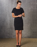 Winning Spirit-Ladies’ Poly/Viscose Stretch, Short Sleeve Dress-M9282