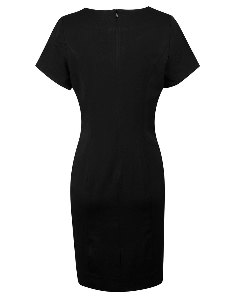 Winning Spirit-Ladies’ Poly/Viscose Stretch, Short Sleeve Dress-M9282