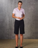 Winning Spirit -Women's Poly/Viscose Stretch Knee Length Flexi Waist Shorts-M9441