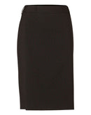 Winning Spirit-Women's Wool Stretch Mid Length Lined Pencil Skirt-M9470