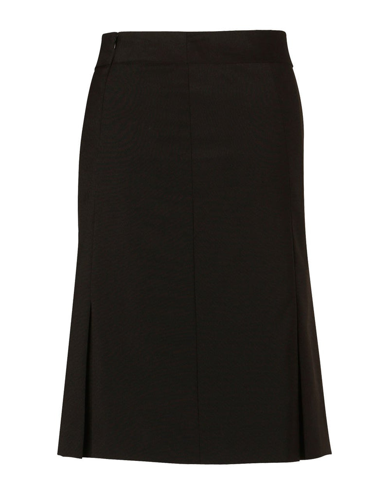 Winning Spirit-Women's Pleated Skirt in Wool Stretch -M9473
