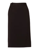 Winning Spirit-Women's Poly/Viscose Stretch Twill Flexi Waist A-line Utility Lined Skirt -M9478