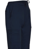 Winning Spirit-Mens Semi-Elastic Waist Tie Soild Colour Scrub Pants-M9710