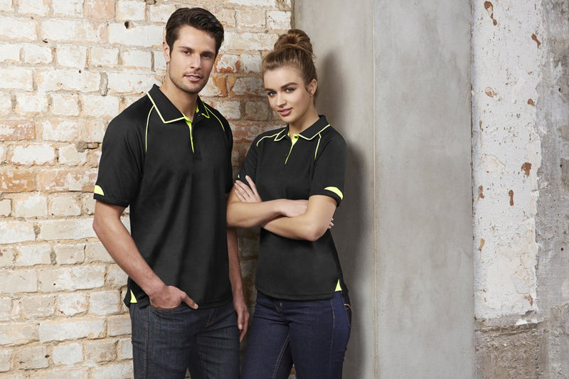 Biz Collection Mens Fusion Polo   P29012 - Star Uniforms Australia