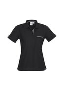 Biz Collection Ladies Edge Polo P305LS - Star Uniforms Australia