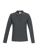 Biz Collection Crew Ladies L/S Polo P400LL - Star Uniforms Australia
