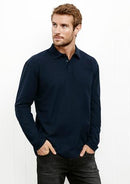 Biz Collection Crew Mens L/S Polo P400ML - Star Uniforms Australia